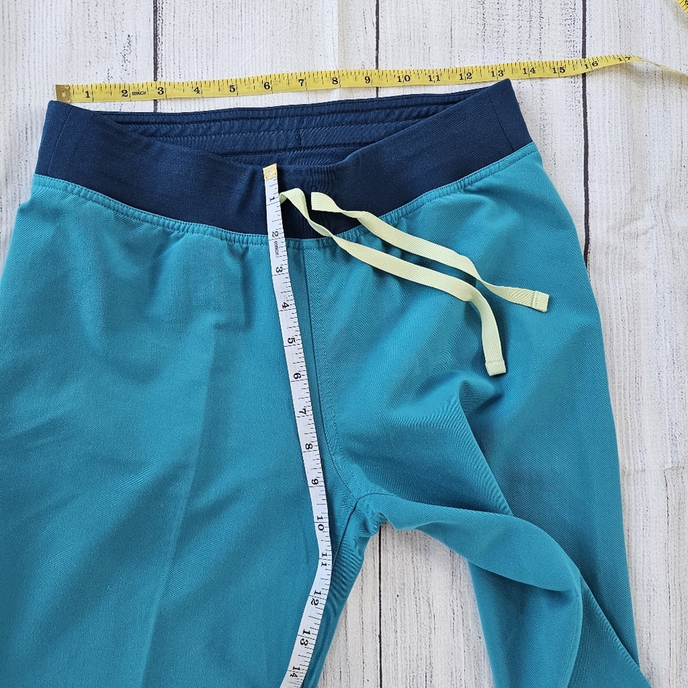 Tall Figs Pants Women's XS Tall, Teal, Good Used Condition GUC - Picture 5 of 10